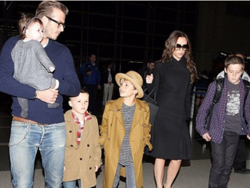 Học cách dạy con của gia đình David Beckham